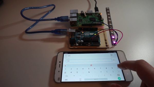Web-Controlled LED Animations with Raspberry Pi and Arduino