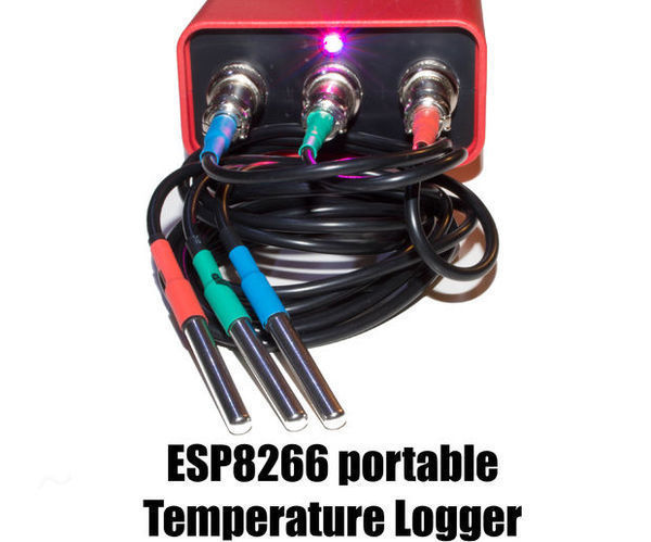 Wifi Temperature Logger (With ESP8266)