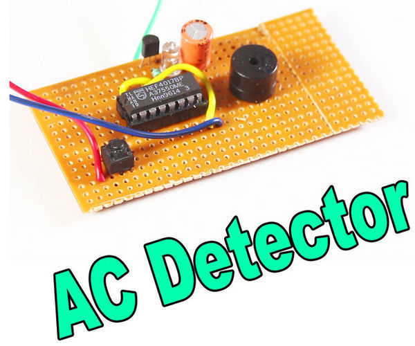 Ac Detector Circuit With Awesome Application