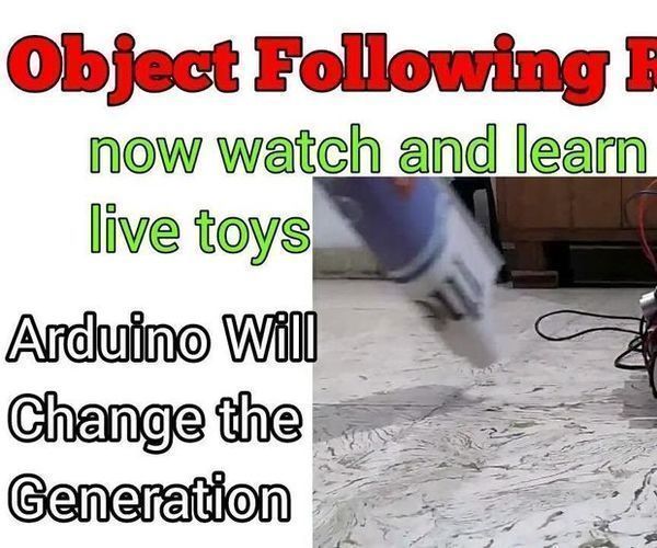 Human And Object Following Arduino Robot