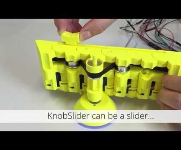 Knobslider: A Shape-Changing Interface For Knob And Slider