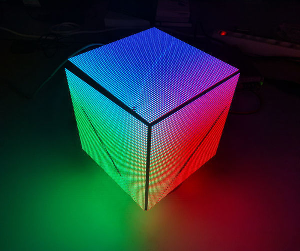 Rendering OpenGL shaders to a LED-Cube