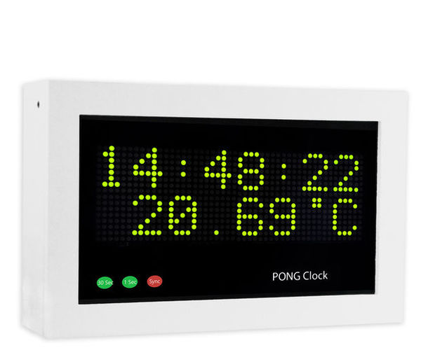 Arduino Pong Clock With Temperature And Timer