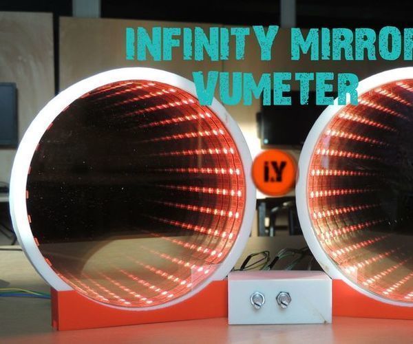 Infinity Mirror Vumeter Music Equalizer