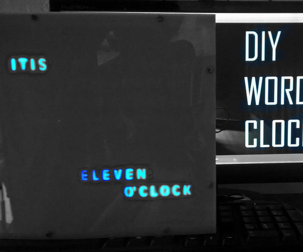 Diy Word Clock