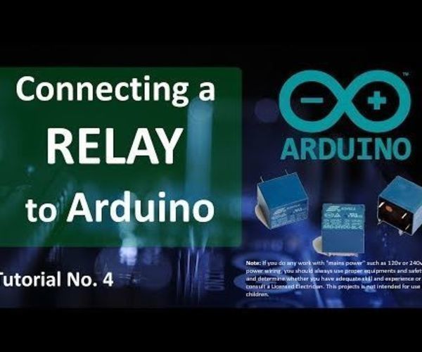 Driving a Relay With an Arduino