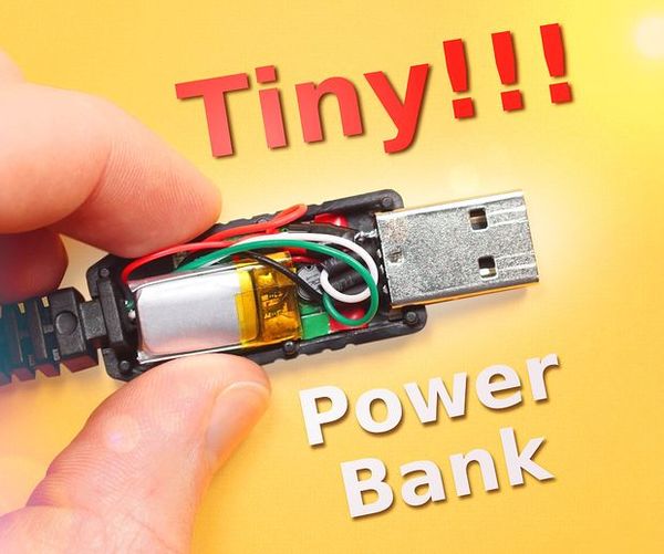 Power Bank Inside a USB Cable