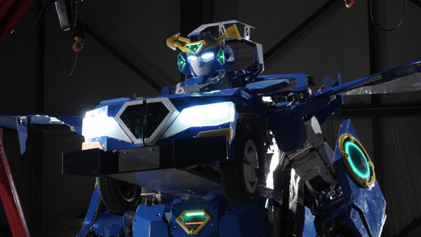 4-meter Tall Ridable Transforming Humanoid Robot 