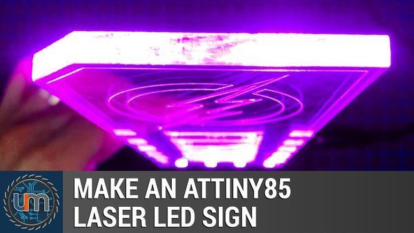ATtiny85 LED Laser Light