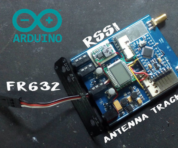 Arduino FR632 RSSI Antenna Tracker
