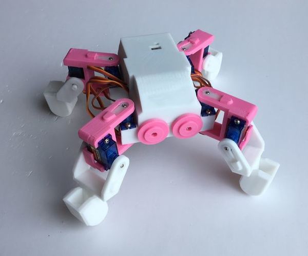 Ez Arduino MiniKame Mk2 - Making a 8 DOF 3D Print Quadruped Robot