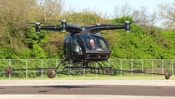 Surefly passenger drone performs first manned flight