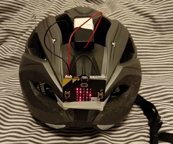 A Micro:bit Directional Indicator for Bicycle Helmets