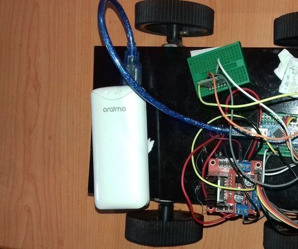 Bluetooth Controlled 4wd Arduino Robot