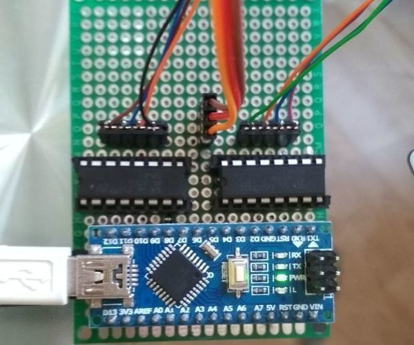 DIY 2D Plotter Shield for Arduino Nano With L293d
