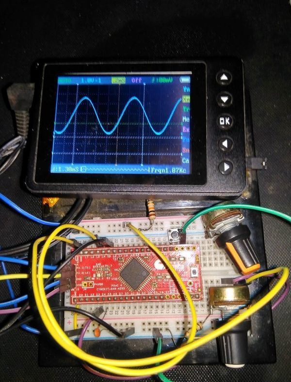 Low Cost DDS Function Generator for Makers