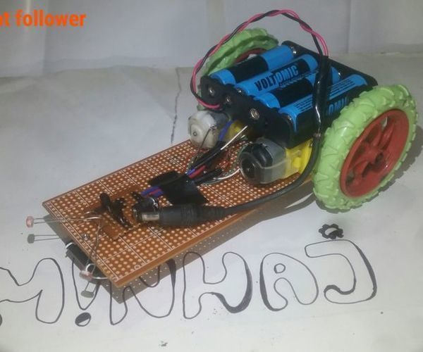 Simple Easy Diy Light Following Robot Without Micro Controller. (anybody Can Make ROBOT)