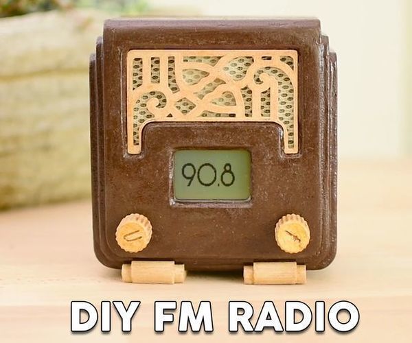 Art Deco FM Radio Project Using Arduino