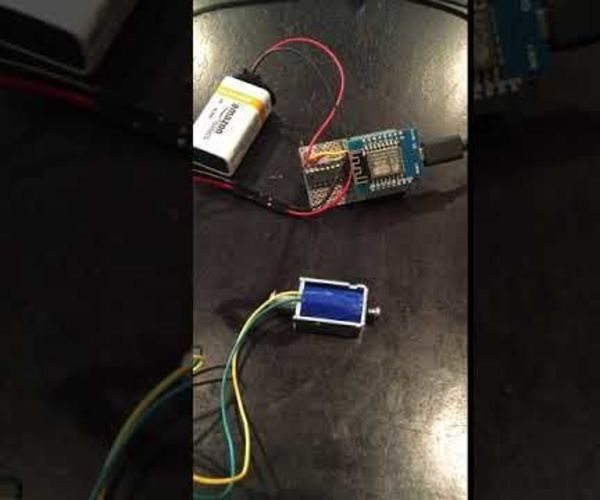 Alexa Controlled Solenoid Using WEMO D1 Mini