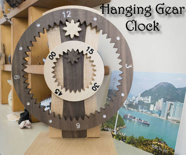 Hanging Gear Clock