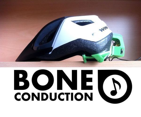 DIY Bone Conduction Bike Helmet