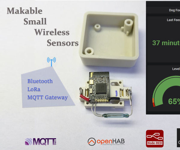LoRa-Tooth: Small Wireless Sensors