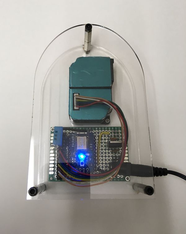 An IOT air quality monitor based on the NRF52832 BLE SOC