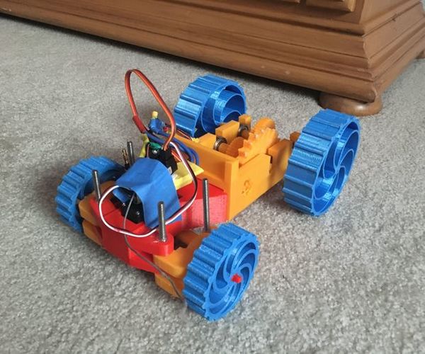 Modular 3D Printed Car