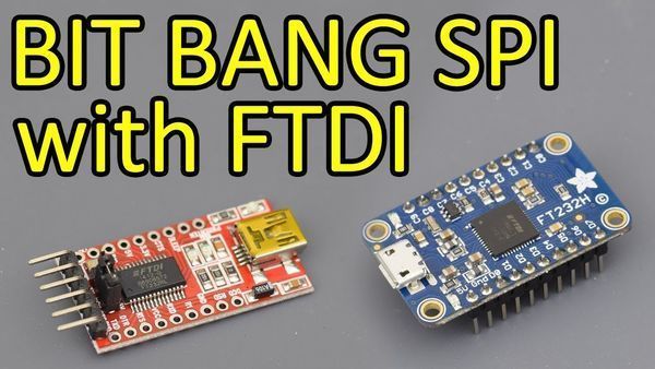 Bit-Bang FTDI USB-To-Serial Converters To Drive SPI Devices