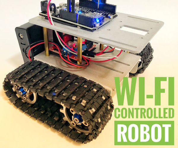 Wi-Fi Controlled Robot Using Wemos D1 ESP8266, Arduino IDE and Blynk App
