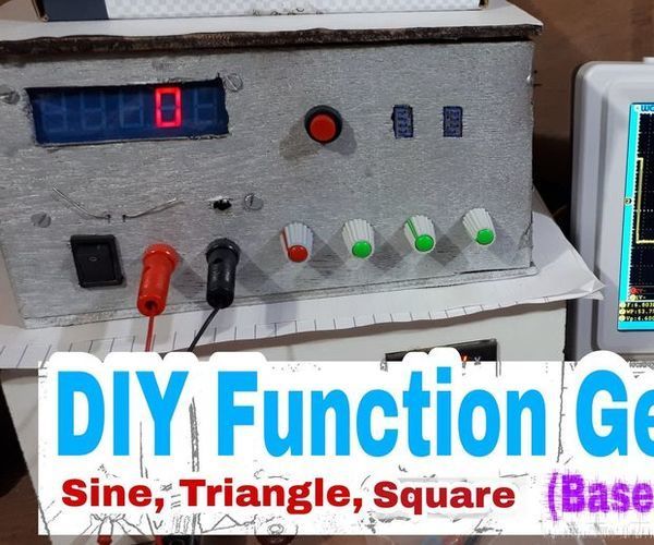 DIY Function Generator (ICL8038) 0 Hz - 400Khz