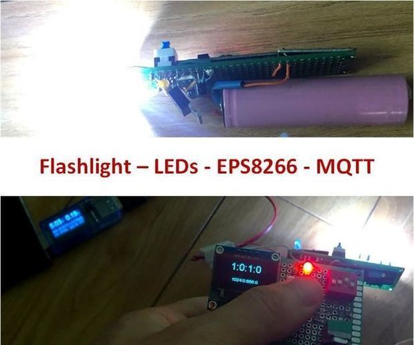 From Flashlight to Motion Sensor With ESP8266 and MQTT