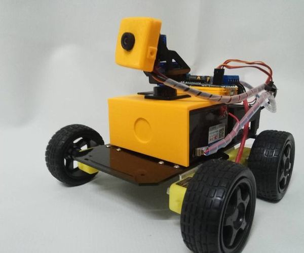 Banana/Raspberry Pi + Arduino Rover With Webcam