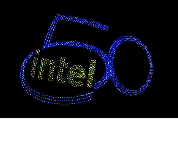 Intel Breaks Guinness World Records Title for Drone Light Shows in Celebration of 50th Anniversary