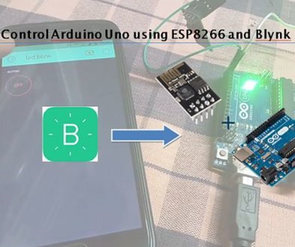 Control Arduino Uno Using ESP8266 WiFi Module and Blynk App