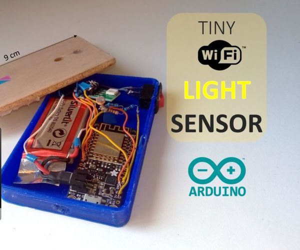 DIY -  Wifi Light Sensor - Wifi Communication to ThingSpeak