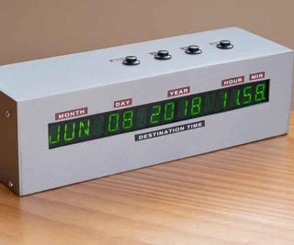 A Back to the Future Clock