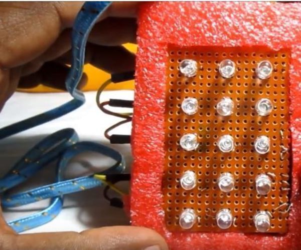 Arduino 5X3 LED Matrix to Run Alphabets