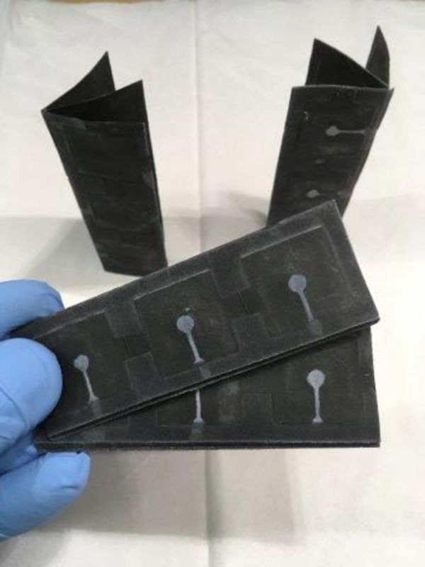 A paper battery powered by bacteria