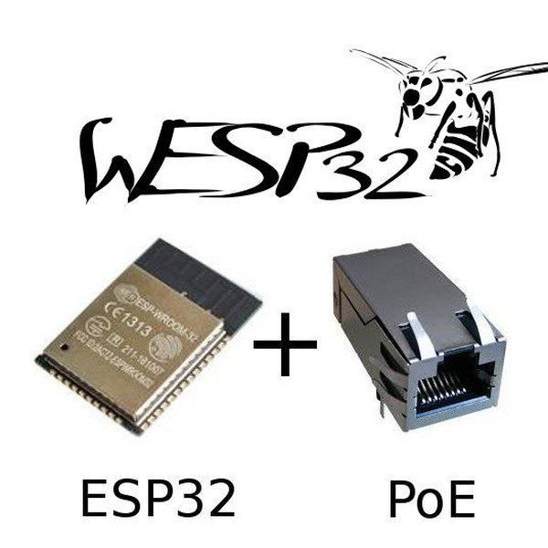 wESP32: Wired ESP32 with Ethernet and PoE