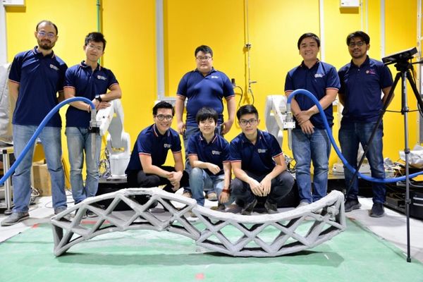 NTU Singapore scientists develop smart technology for synchronised 3D printing of concrete