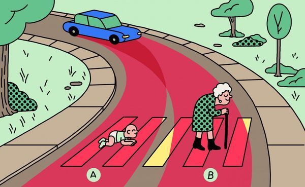 Should a self-driving car kill the baby or the grandma? Depends on where you're from