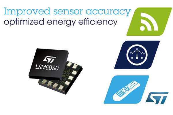 Always-On Inertial Measurement Unit from STMicroelectronics Improves Accuracy, Optimizes System Power