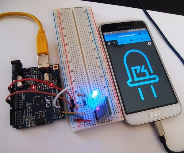 Arduino Controlling Led With HC-06 Bluetooth Module