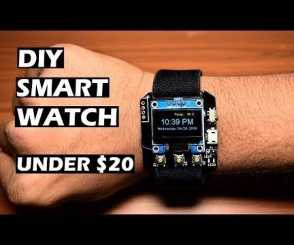 Make a DIY Smartwatch Using ESP8266