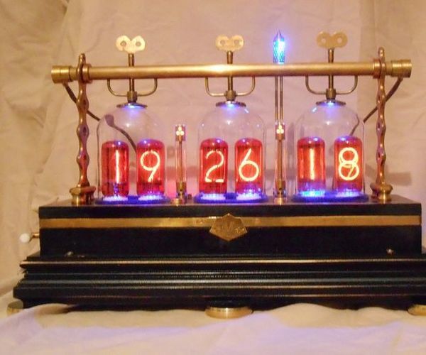 The Victorian Tantalus Nixie Clock