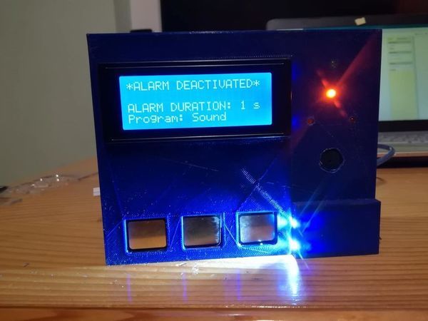 Arduino Alarm With Digital Vibration Sensor