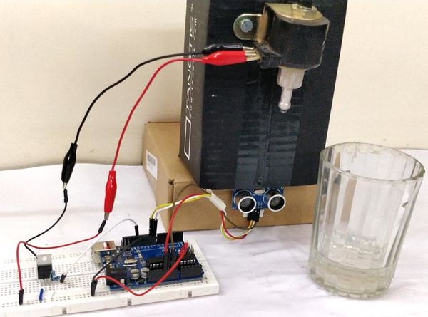 Automatic Arduino Water Dispenser