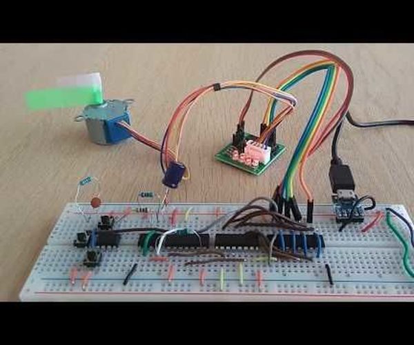 Driving a Stepper Motor Without a Microcontroller.
