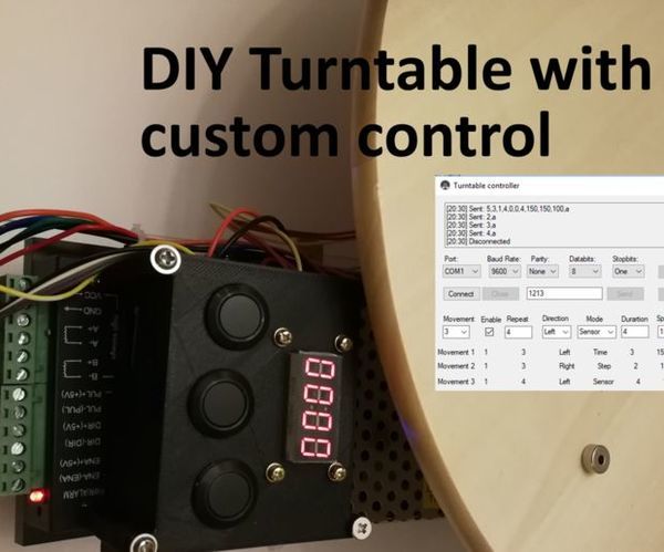 DIY Turntable With Custom Control